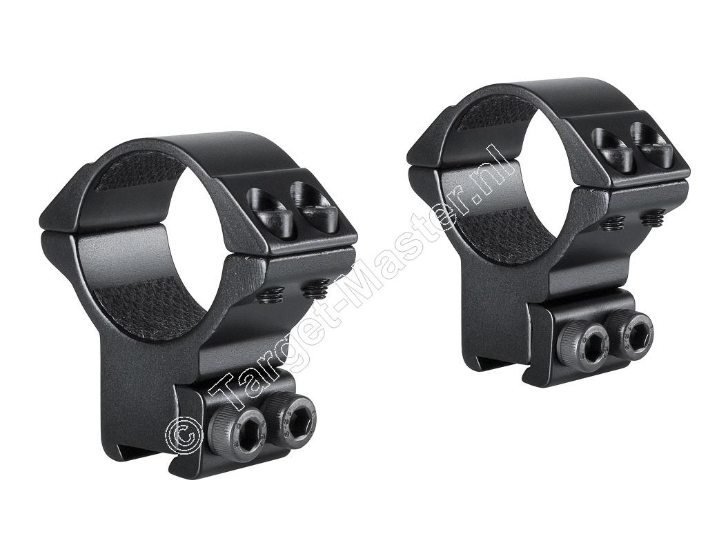 Hawke MATCH MOUNT Airgun Mounts for 30mm Scope HIGH 2 piece